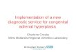 Implementation of a new diagnostic service for congenital adrenal hyperplasia