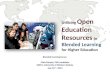 Utilizing  Open Education  Resources  in  Blended Learning  for Higher Education