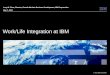 Work/Life Integration at IBM