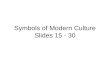 Symbols of Modern Culture Slides 15 - 30