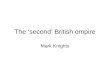The ‘second’ British empire