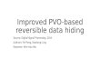 Improved PVO-based reversible data hiding