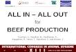 ALL IN – ALL OUT for BEEF PRODUCTION