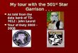 My tour with the 501 st  Star Garrison . . 