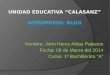 UNIDAD EDUCATIVA “CALASANZ” WORDPRESS: BLOG