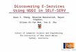 Discovering E-Services Using UDDI in SELF-SERV