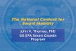 The National Context for Smart Mobility