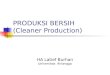 PRODUKSI BERSIH (Cleaner Production)