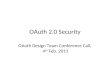 OAuth 2.0 Security