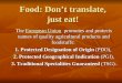 Food: Don’t translate, just eat!