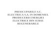 PREOCUPARILE S.C. ELECTRICA S.A. IN DOMENIUL PRODUCERII ENERGIEI ELECTRICE DIN SURSE REGENERABILE