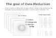 The goal of Data Reduction