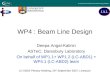 WP4 : Beam Line Design