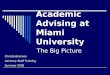 Academic Advising at  Miami University