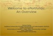 Welcome to ePortfolios: An Overview