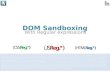 DOM Sandboxing
