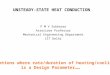 UNSTEADY-STATE HEAT CONDUCTION
