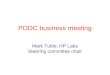 PODC business meeting