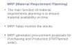 MRP (Material Requirement Planning)
