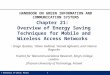 Chapter 21:  Overview of Energy Saving Techniques for Mobile and Wireless Access Networks