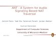 ANT : A System for Audio Signaling Based NAT Traversal