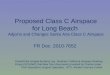 Proposed Class C Airspace for Long Beach  Adjoins and Changes Santa Ana Class C Airspace