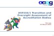 AS9104/1 Transition and Oversight Assessment of Accreditation Bodies