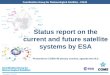 Overview of ESA current satellite systems