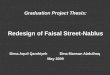 Graduation Project Thesis: Redesign of Faisal Street-Nablus