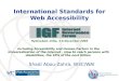 International Standards for Web Accessibility