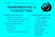 REMEMBERING & FORGETTING