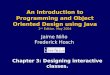 Chapter 3: Designing interactive classes