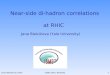 Near-side di-hadron correlations  at RHIC