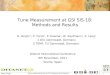 Tune Measurement at GSI SIS-18: Methods and Results