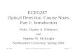 ECEG287   Optical Detection  Course Notes Part 1: Introduction