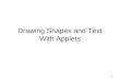 Drawing Shapes and Text With Applets