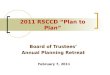 2011 RSCCD “Plan to Plan”