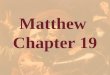 Matthew  Chapter 19