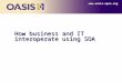 How business and IT interoperate using SOA