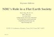 NDE’s Role in a Flat Earth Society