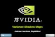 Variance Shadow Maps