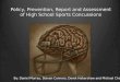 Policy, Prevention, Report and Assessment of High School Sports Concussions