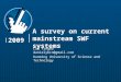 A  survey on  current  mainstream  SWF systems