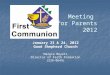 Meeting  for Parents 2012
