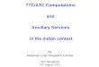 TTC/ATC Computations  and  Ancillary Services  in the Indian context