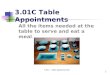 3.01C Table Appointments