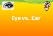 Eye vs. Ear