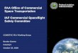 FAA Office of Commercial Space Transportation  IAF Commercial Spaceflight Safety Committee