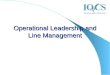 Operational Leadership and Line Management