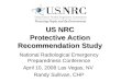 US NRC Protective Action Recommendation Study